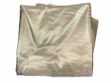 Restoration Hardware Thai Silk (ONE) Panel Drape 96”L x 52”W Tonal Stripe