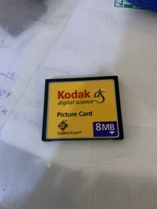 Kodak 8MB Compact Flash Cf Karte Speicher - Picture 1 of 2