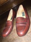 cole haan men?s laofers penny brown leather dress shoes SZ 11.5 M Made In Italy