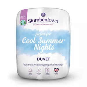 Slumberdown Cool Summer Nights Lightweight Hollowfibre Duvet 7.5 Tog - Picture 1 of 31