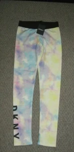 DKNY Mädchen Leggings Pastell Verblassen - Pastell 12 Jahre alt - Bild 1 von 4
