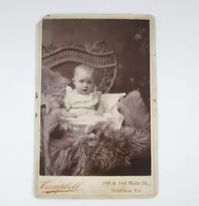 1800 Main Street Norfolk Virginia Campbell carta armadio neonato bambino - Foto 1 di 5