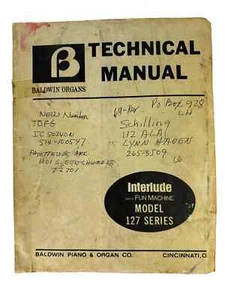 Baldwin Technical Manual Interlude With Fun Machine Model 127 Series B - Picture 1 of 3