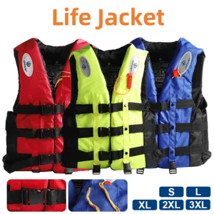 Adults Kids Life Jackets Watersport Vest Kayak Ski Buoyancy Aid Sailing Boating - Picture 1 of 27