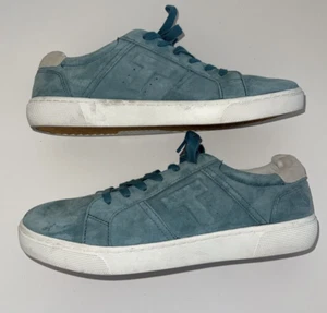 TOMS Carlson Blue Teal suede Sneaker/Shoe Men Size 9.5 - Picture 1 of 10
