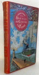 Voyage au Centre de la Terre - Jules Verne - Red Steamer - VG - Picture 1 of 8