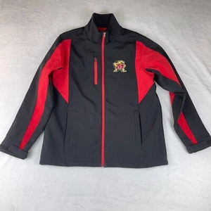 Maryland Terrapins 58 Sportjacke Basketball Herren Medium schwarz Maryland Reißverschluss - Bild 1 von 5