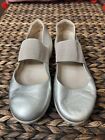Fitflop Metakluc Silver Slip On Comfort Shoes Flats Size 8.5