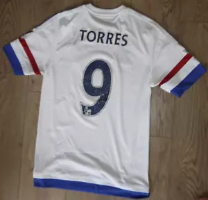 Adidas 2015-16 CHELSEA LONDON TRIKOT #9 TORRES gr. S - Bild 1 von 5