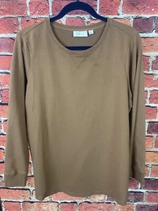 D & Co. Active brown long sleeve Size L - Picture 1 of 1