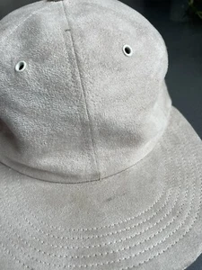 Norse Projects 6-Panel Faux Suede Adjustable Cap Hat Stone - Picture 1 of 7