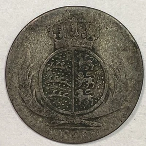 1807 Wurttenberg German States 6 Kreuzer Good G Coin #19221 - Picture 1 of 3