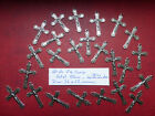 PROMO  Destockage lot de 24 CROIX mtal   old crucifix FRANCE 1970