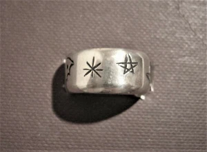 Ring, 925er Silber, Handarbeit. Breite 0,9 mm - Picture 1 of 5