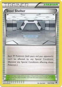 2x (XY04-105) Steel Shelter (U) Pokemon XY Phantom Forces Card # 105 - Picture 1 of 1