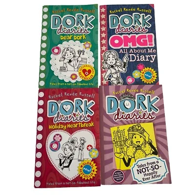 Dork Diaries Rachel Russell Mixed Lot Of 4 PB - Image 1 of 2