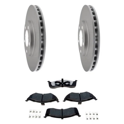 For Dodge Grand Caravan 96 Element3 Plain Front Brake Kit w Hybrid Pads — 第 1/4 张图片