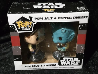 Funko pop ! 星球大战汉·索洛和格雷多盐和胡椒瓶 — 第 1/2 张图片