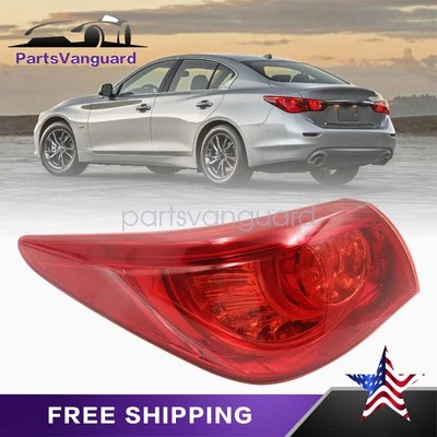 Rear Outer Left Side Tail Light Fit 2014 2015 2016 2017 Infiniti Q50s & Q50 - Изображение 1 из 4