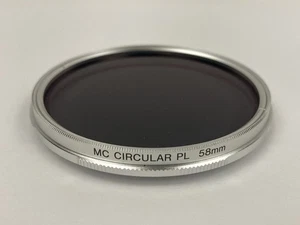 Sony 58mm MC Circular PL Polarizer Lens Filter Multi-Coated Genuine OEM Japan - Picture 1 of 6