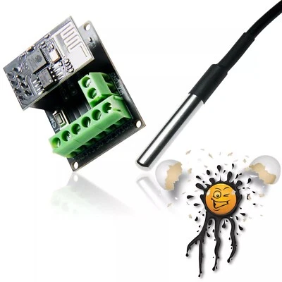 Tasmota DS18B20 DHT EI-OT ESP8266 5V WiFi Temperatur Luftfeuchtigkeit Set