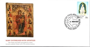 Australia 1979 FDC - Mary Enthroned W/ Apostles - Melbourne - J8745 - Picture 1 of 2