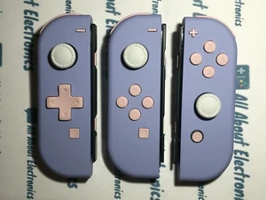 Nintendo Switch Custom Joy-Con Soft Touch Purple & Pink Joy Cons Controllers - Picture 1 of 24