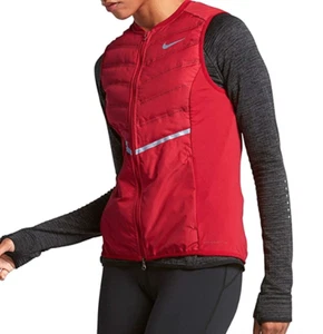Nike AeroLoft Women's Running Vest - (799849-687) GYM RED/ANTHRACITE Sz XS - Picture 1 of 4