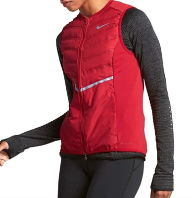 Nike AeroLoft Women's Running Vest - (799849-687) GYM RED/ANTHRACITE Sz XS - Image 1 of 4