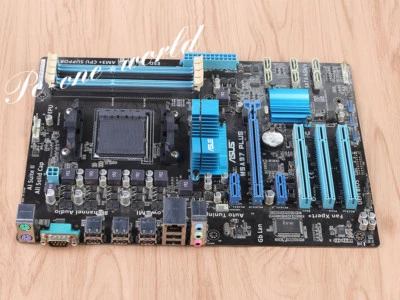 ASUS M5A97 PLUS motherboard Socket AM3+ AMD 970 DDR3 ATX 100% working - Image 1 of 4