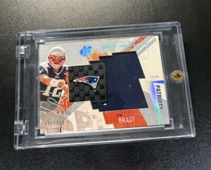 TOM BRADY 2003 SPX WINNING MATERIALS GAME-USED JERSEY TEAM LOGOS /250 PMJS - Picture 1 of 2