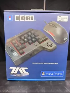 Hori PS4 PS3 Video Game Keyboard Mouse - Picture 1 of 2