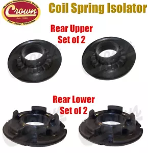 Kit aislador de resorte helicoidal superior e inferior trasero Crown para Jeep Grand Cherokee WJ WG - Imagen 1 de 1