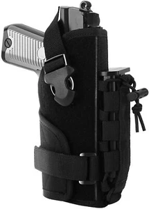 Tactical Right Hand Gun Holster Molle Modular Belt Pistol Holster with Mag Pouch - Picture 1 of 12