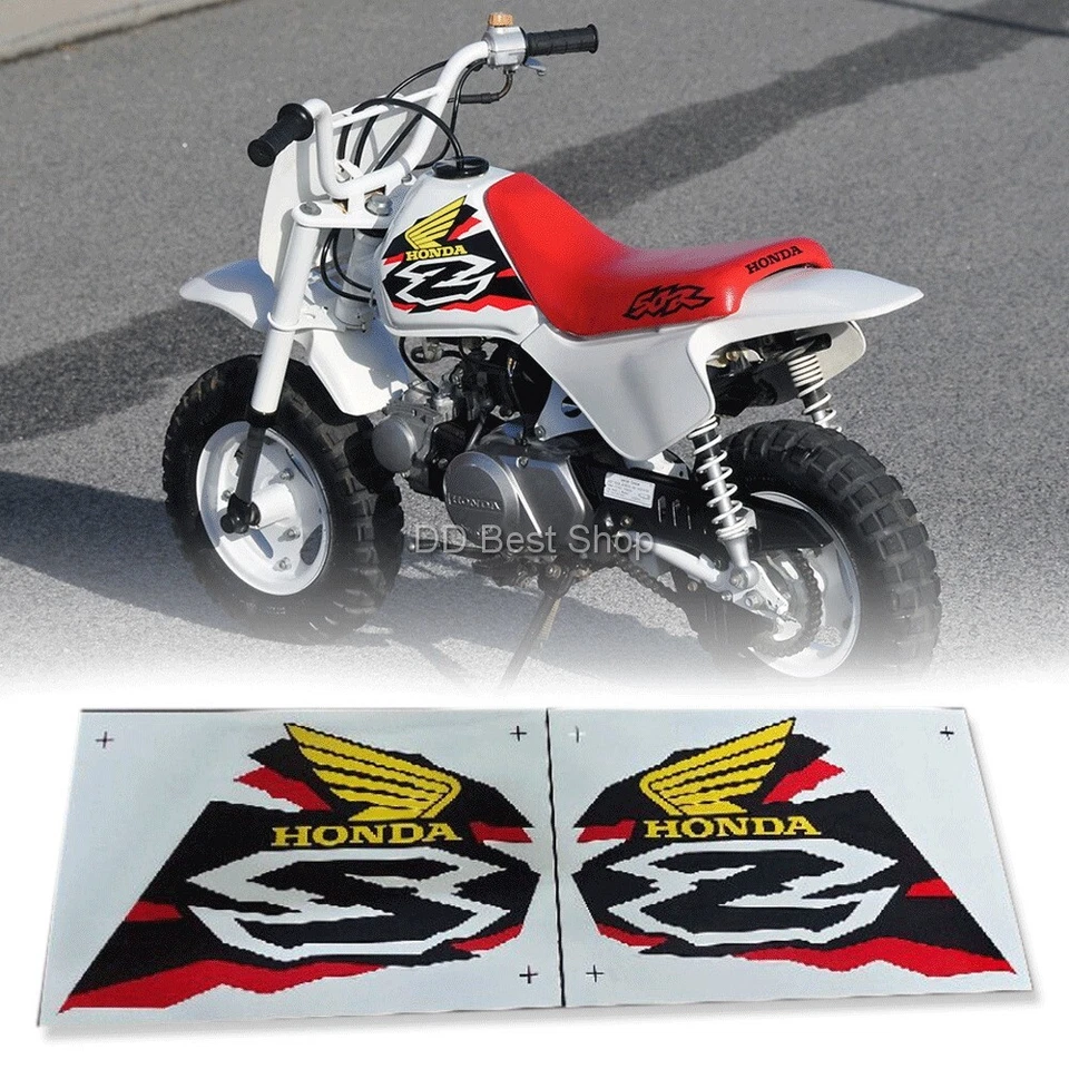 Pegatina emblema logotipo para Honda Z50R 12V L/R par lateral tanque de combustible gasolina Jap mini bicicleta Foto 1 de 4