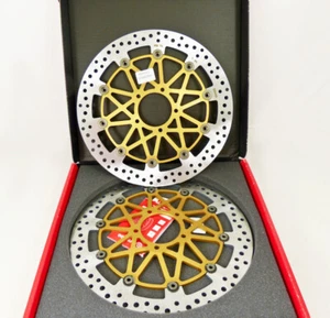 Brembo 330mm Front Brake Rotors Ducati Model 1199 1299 V4/R V2 1098 1198 959 899 - Picture 1 of 3