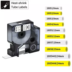 6-24mm for Dymo Rhino IND Industrial Label Tape Heat Shrink Tube 18053/18056 - Imagen 1 de 20