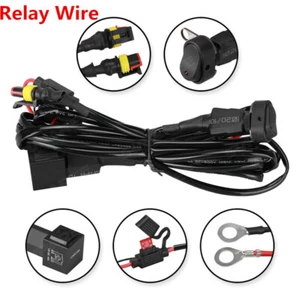 Motorcycles LED Fog Light Wiring Harness Relay Wire For BMW R1200 GS /ADV F800GS - Picture 1 of 8