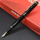 Fashion Hero 1501 Luxury Metal Writing China Fountain Pen Push Fine Nib 0.5mm #J
