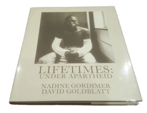 SIGNED 1st UK Ed David Goldblatt Lifetimes Under Apartheid Gordimer Hardcover - Picture 1 of 5