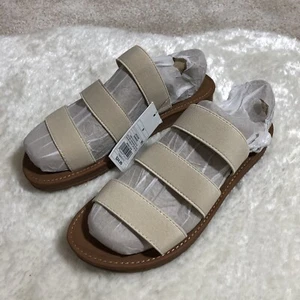 Universal Thread Goods Cream Color Straps Women’s Sandals Size 9 NWT - Picture 1 of 4