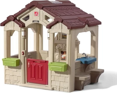 Step2 Charming Cottage Kids Playhouse, Indoor and Outdoor Clubhouse Playset - Image 1 of 4