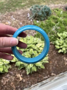 blue solid bangle bracelet - Picture 1 of 4