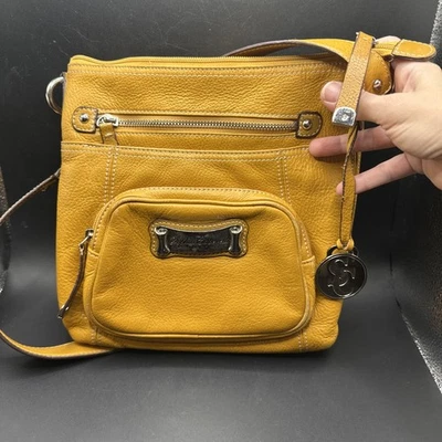 Bolso Bandolera Bolso Cartera Sophie Caperelli Pequeño Cuero Camel BOLSILLOS Foto 1 de 4