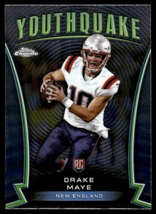 2024 Topps Chrome Youthquake Drake Maye RC New England Patriots #Y-2 - Bild 1 von 2