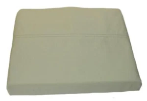 RALPH LAUREN Spa Organic Sea Mist Green QUEEN FLAT SHEET NEW Organic Cotton - Picture 1 of 2