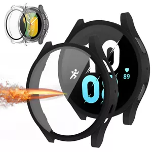 Für Samsung Galaxy Watch 7 6 5 4 Full Cover Hülle Displayschutz 40/44mm Matt - Bild 1 von 13