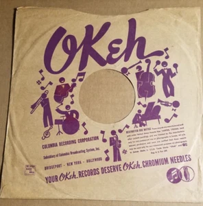 10" Okeh 78 record sleeve, see the photos. - Picture 1 of 4