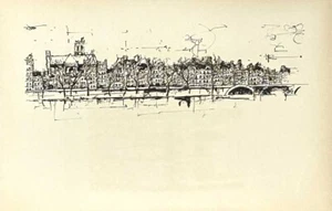 DE GALLARD MICHEL LITHOGRAPHIE NON SIGNEE - Foto 1 di 1