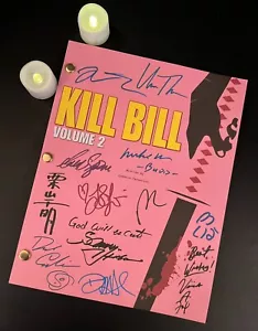 Guión firmado por Kill Bill volumen 2 - reimpresiones de autógrafos - guión de Kill Bill 2 - Imagen 1 de 6